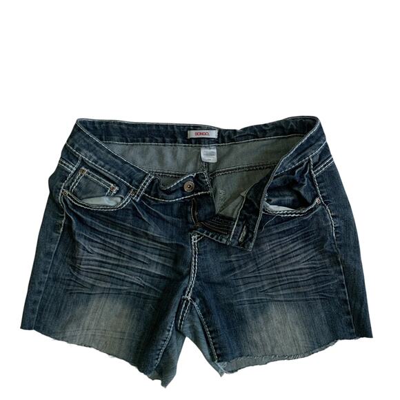 Bongo Women's Size 16W Y2K Mid Rise Relaxed Fit Denim Jean Shorts - Picture 4 of 14
